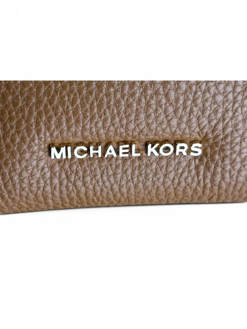 Michael Kors Crossbody Bag, Medium Crosby Tan Pebbled Leather & Dust Bag